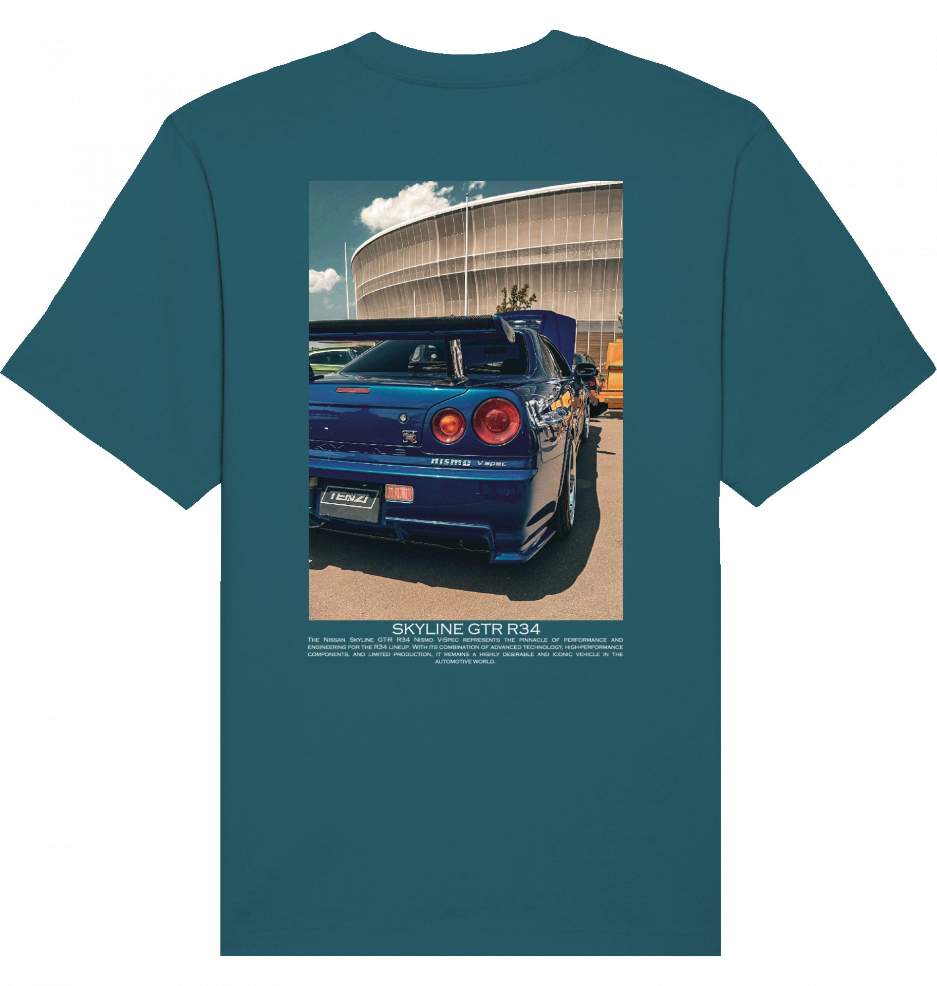 Skyline blue GTR R34 Tee