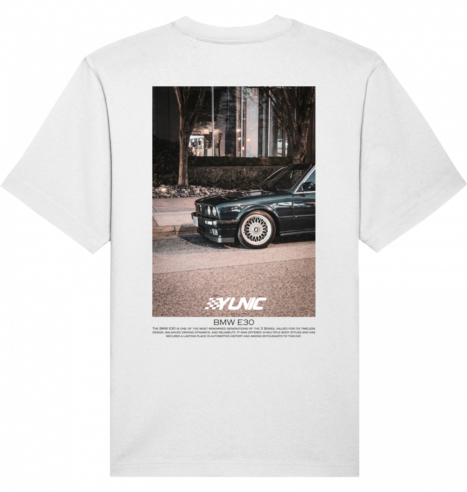 BMW E30 dark green Tee