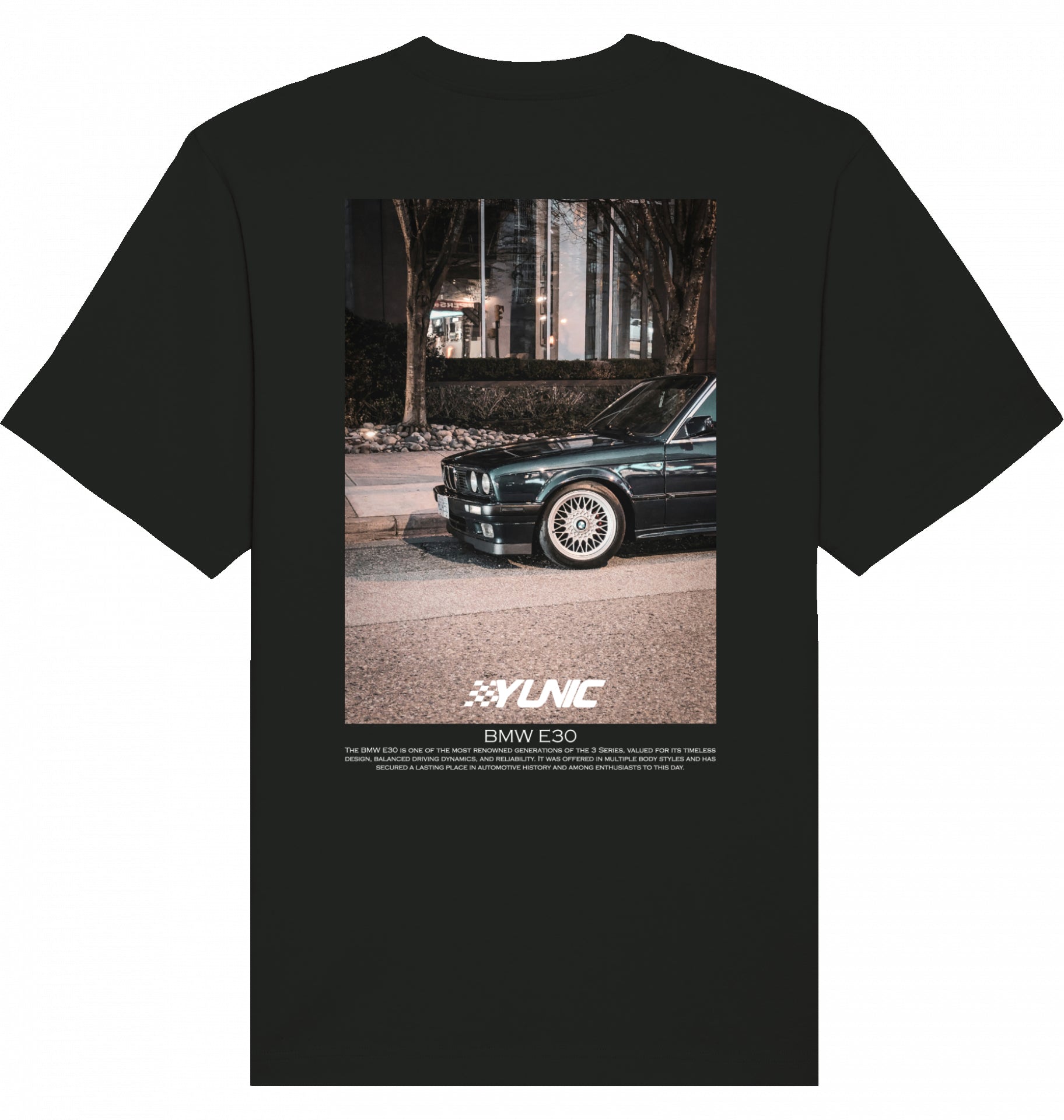 BMW E30 dark green Tee
