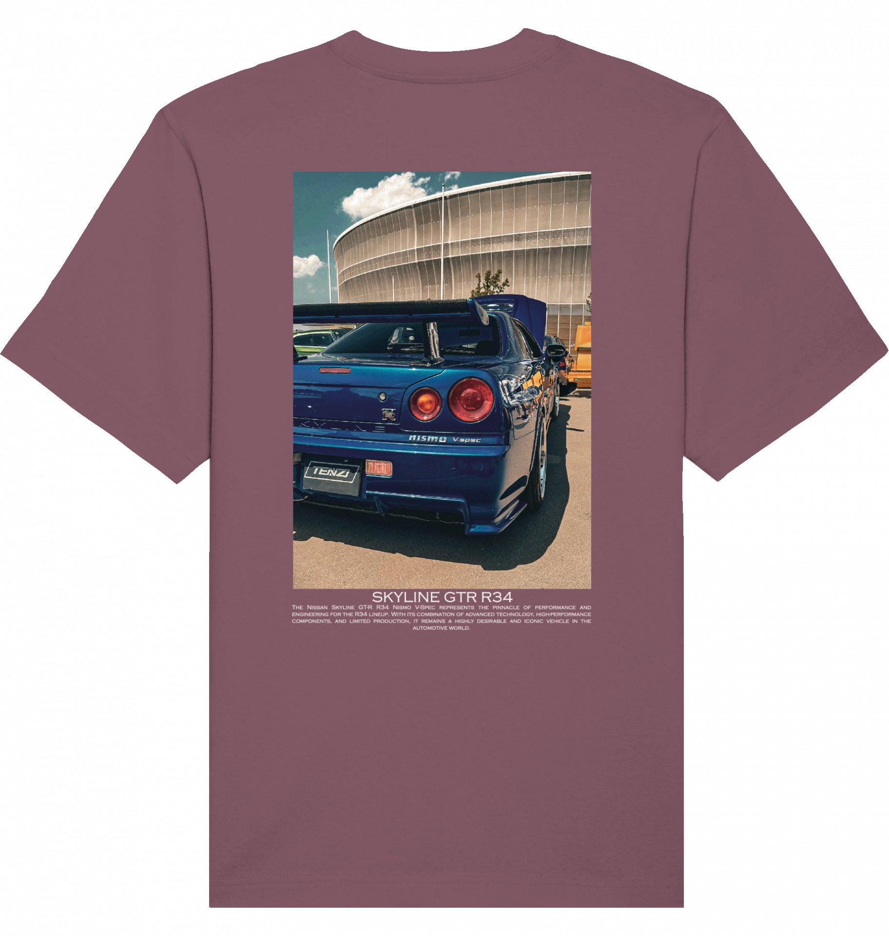 Skyline blue GTR R34 Tee