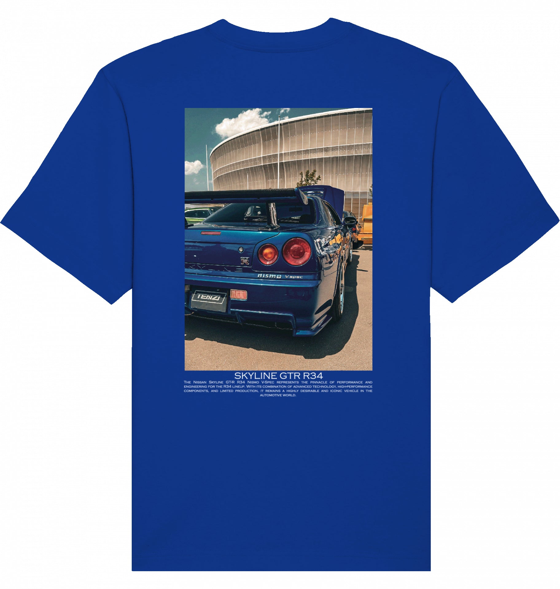 Skyline blue GTR R34 Tee