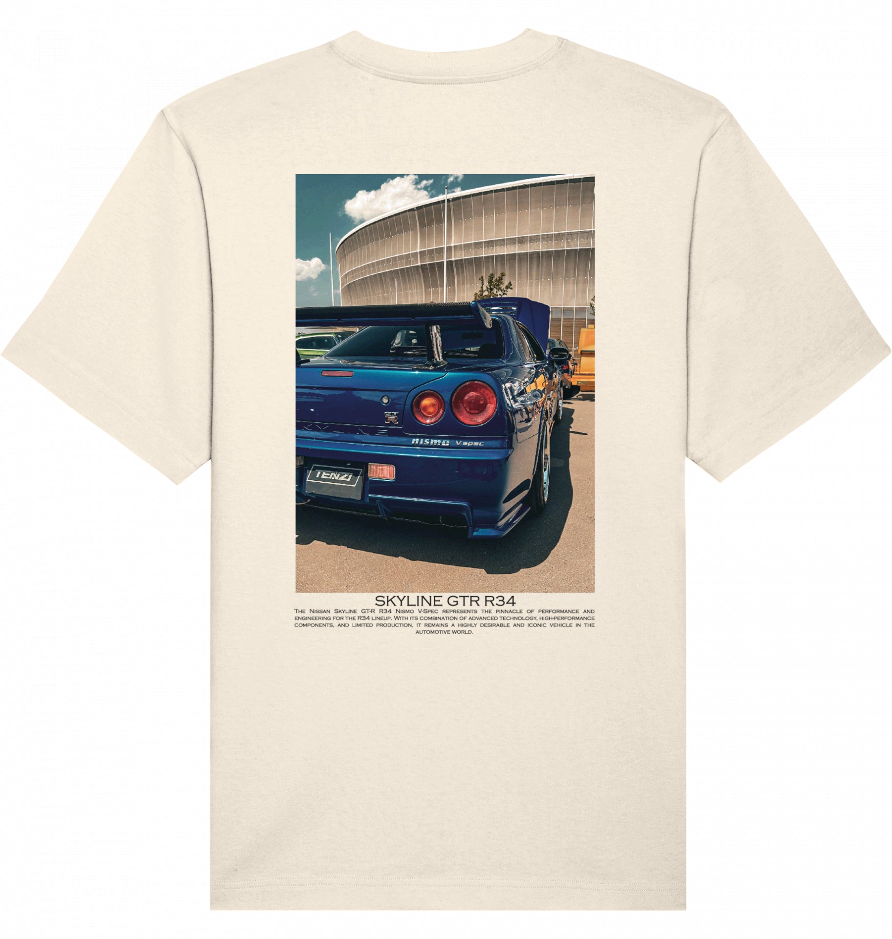 Skyline blue GTR R34 Tee