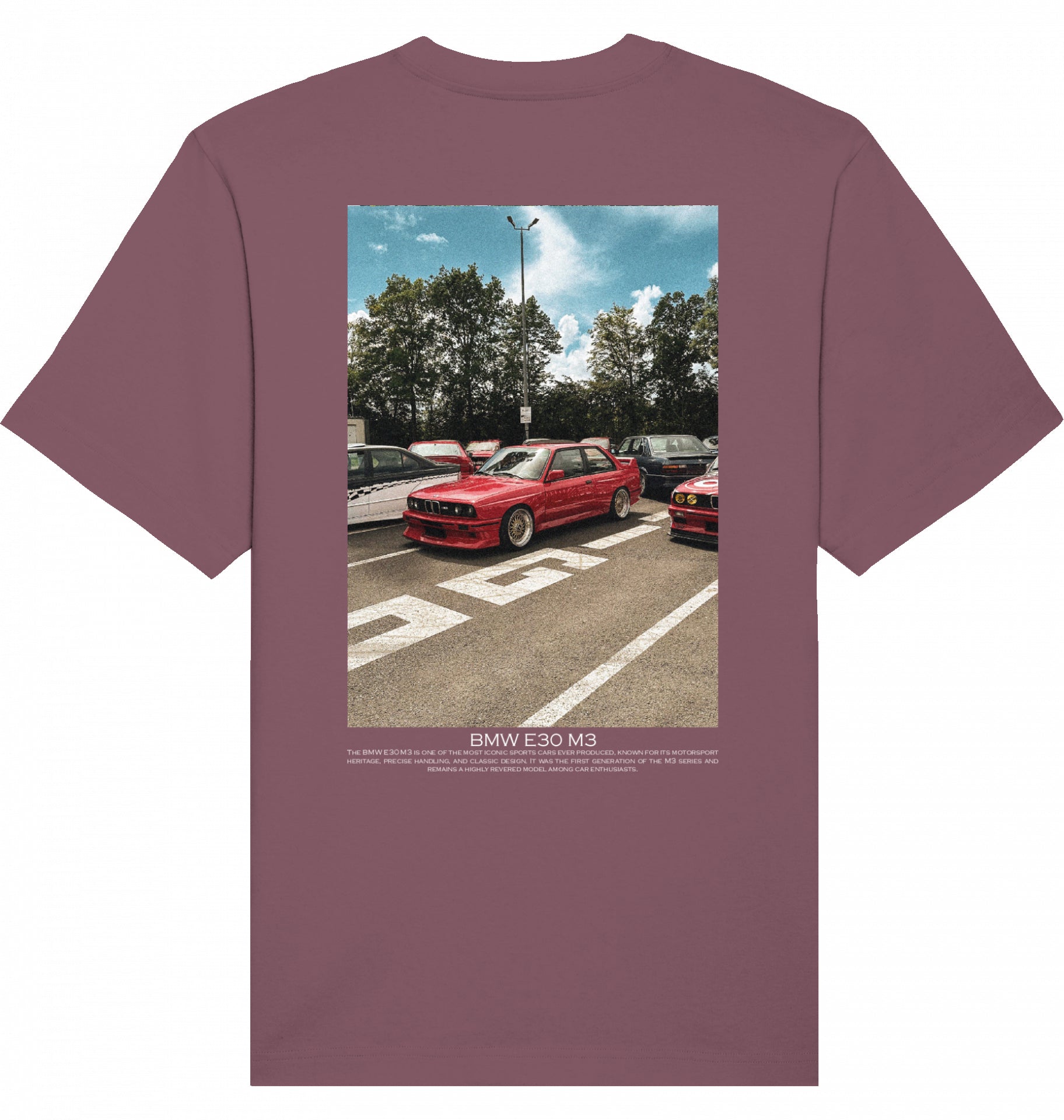 BMW E30 M3 red