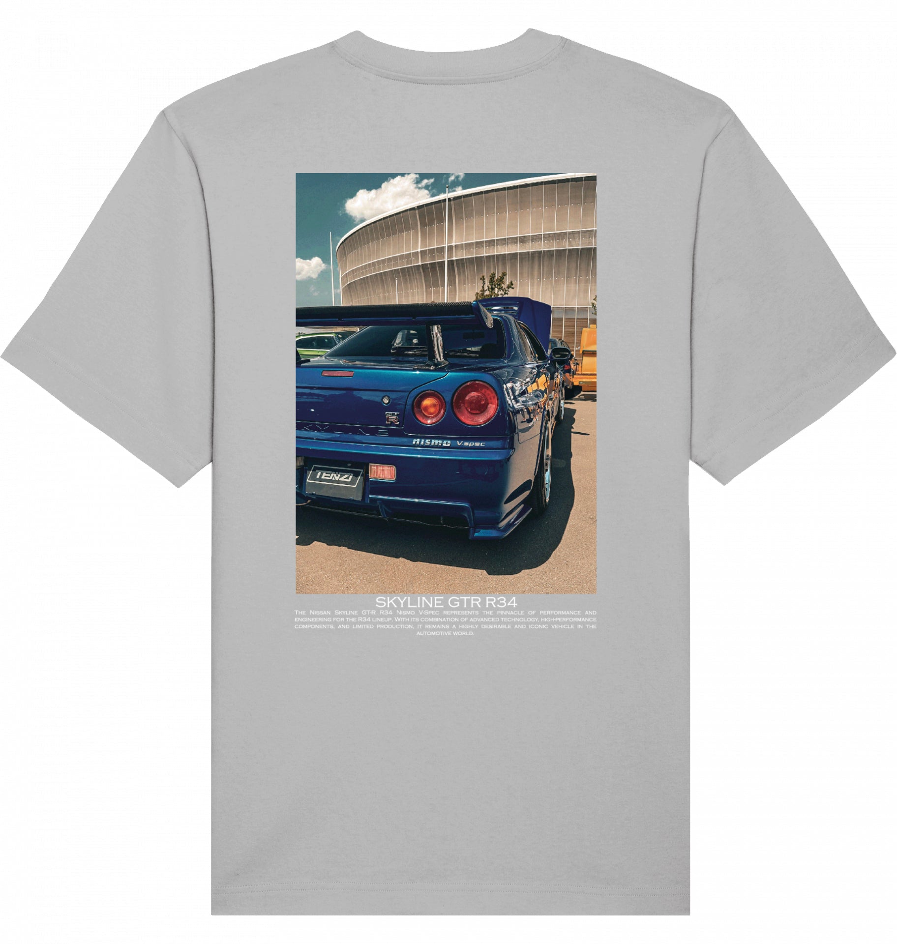 Skyline blue GTR R34 Tee