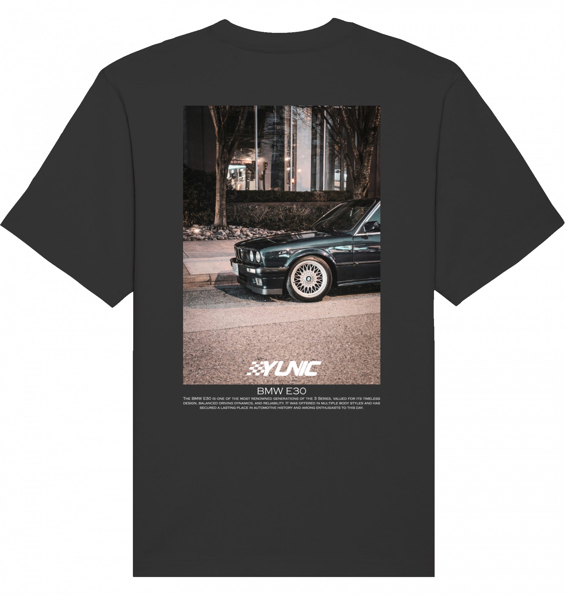 BMW E30 dark green Tee