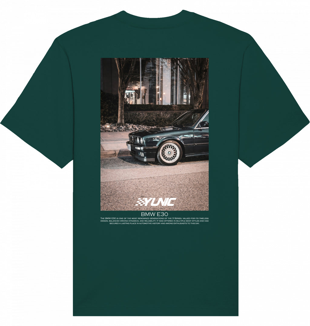 BMW E30 dark green Tee
