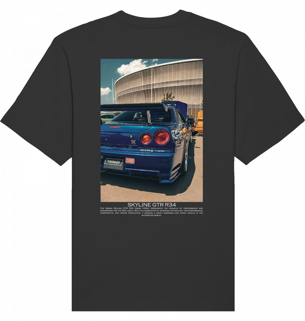 Skyline blue GTR R34 Tee