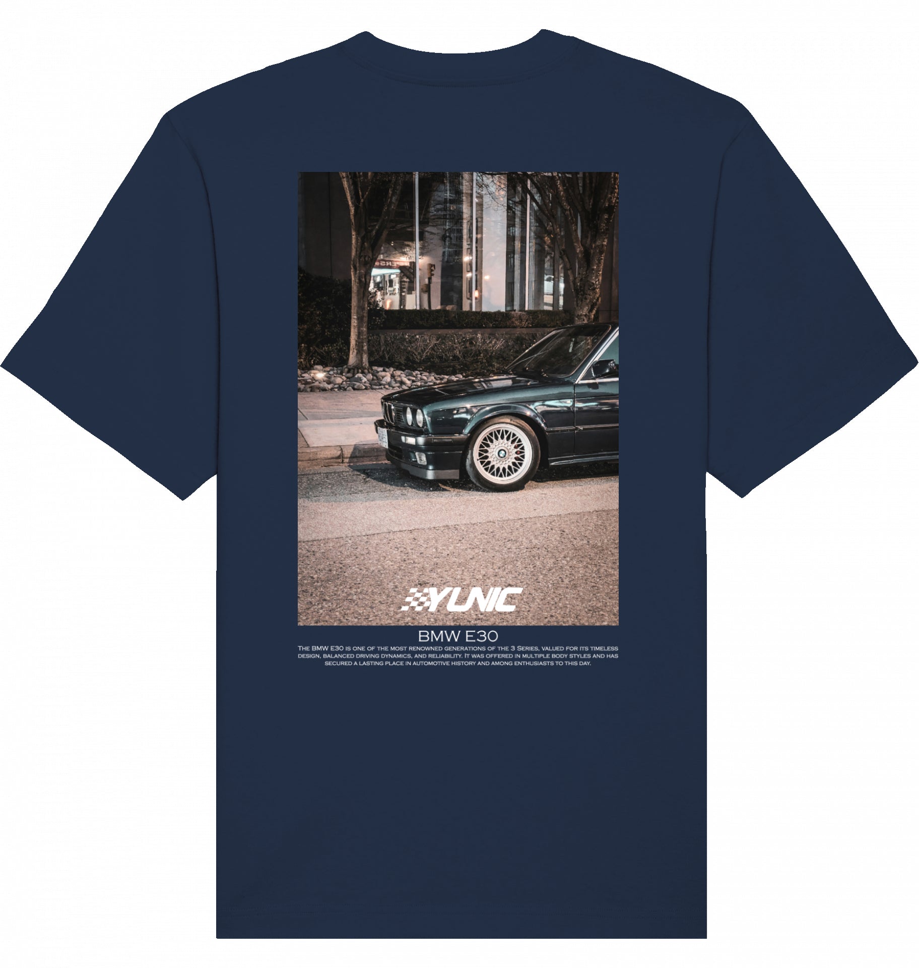 BMW E30 dark green Tee