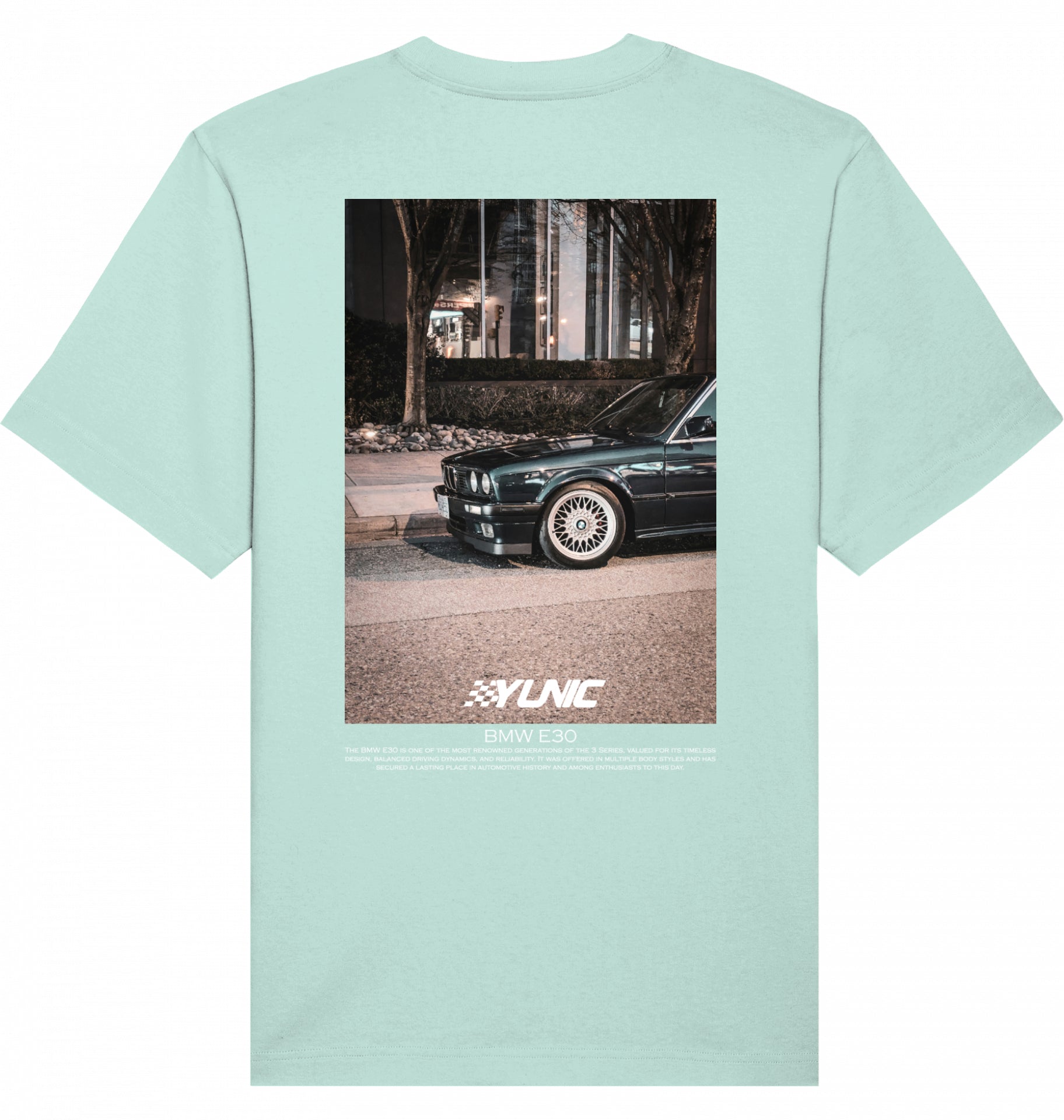 BMW E30 dark green Tee
